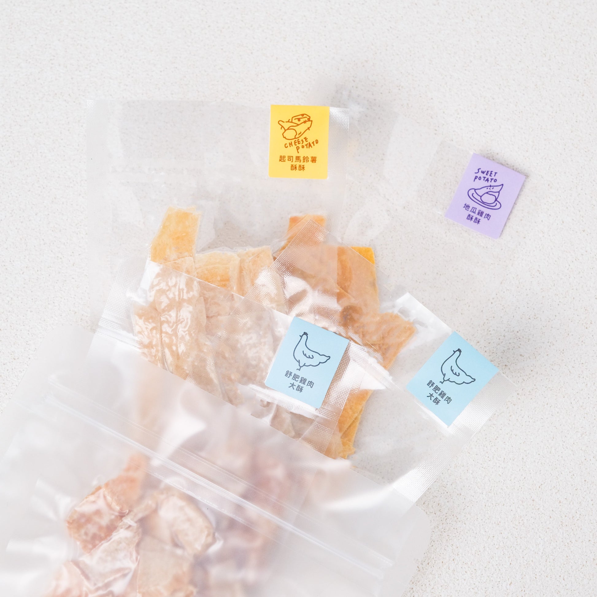 綜合舒肥肉乾 | 一次品嚐三種口味 | 真空包裝 40g – Fat J Pet Food